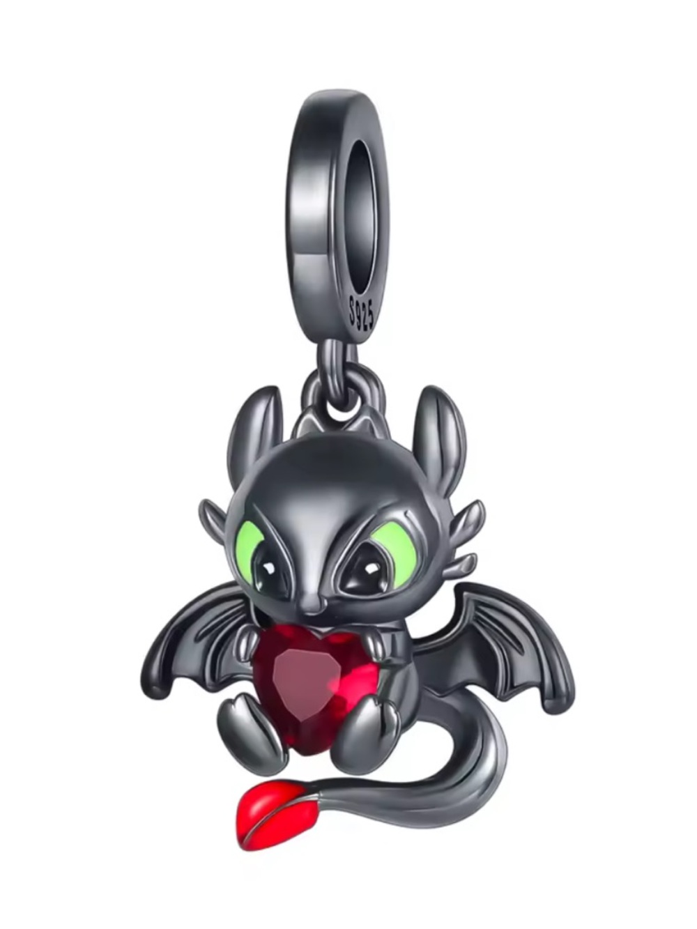 NWOT How to Train Your Dragon Pendant Dangle Charm Sterling Silver 925